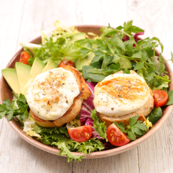 Salade chèvre chaud